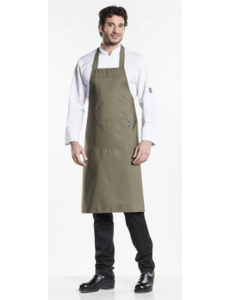 Chaud Devant Schort met één zak | Dark Olive | W75 – L100 cm
