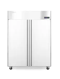 Hendi/Arktic Vriezer met twee deuren RVS 1300 Liter | -22/-17°C | 1314x805xH1940 mm.