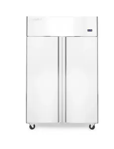 Hendi/Arktic Vriezer met 2 deuren 900 liter RVS | -22/-17°c |  Profi Line | 750W | 1200x740xH1950mm