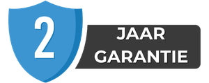 2 jaar garantie