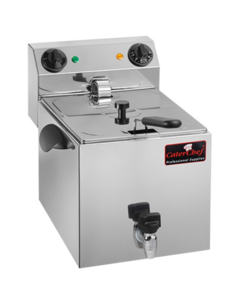 CaterChef Friteuse met aftapkraan | 9 liter | 3250Watt
