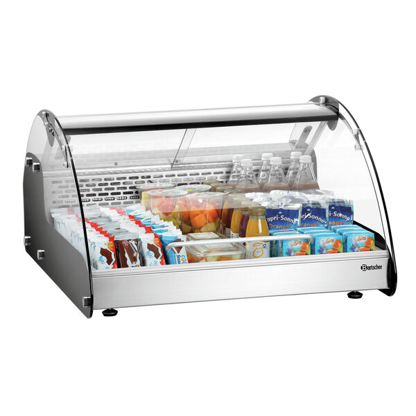 Bartscher Koelvitrine met schuifdeuren aan voor- en achterzijde |  10 °C |  700x880xH410