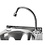 Basix Handwasbak met kniebediening, achteropstand en kraan | 30x32xH19cm.