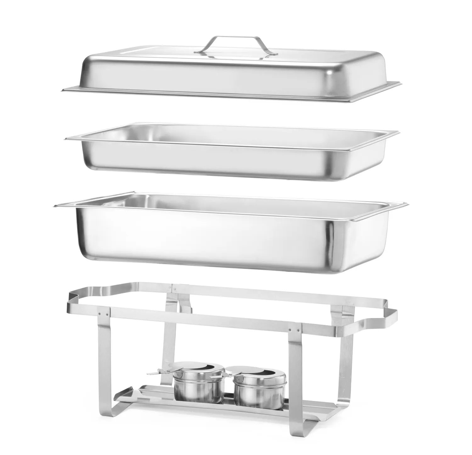 Hendi Hendi Chafing dish met RVS handvat GN1/1 | Set van 4, foto 4 van 4
