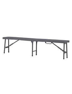 ZOWN Klapbank New Classic: opvouwbaar - 180 cm | Antraciet |