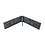 ZOWN Klapbank New Classic: opvouwbaar - 180 cm | Antraciet |