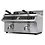 Maxima Inductie friteuse met tapkraan 2x 8 liter | 2x 230V |