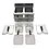 Maxima Inductie friteuse met tapkraan 2x 8 liter | 2x 230V |