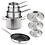 Vogue Vogue Cook Like A Pro 5-Delige Roestvrijstalen Inductiepannenset | SA693
