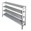 Combisteel Rekwerk stelling met 4 etages | Diepte is 450 mm.