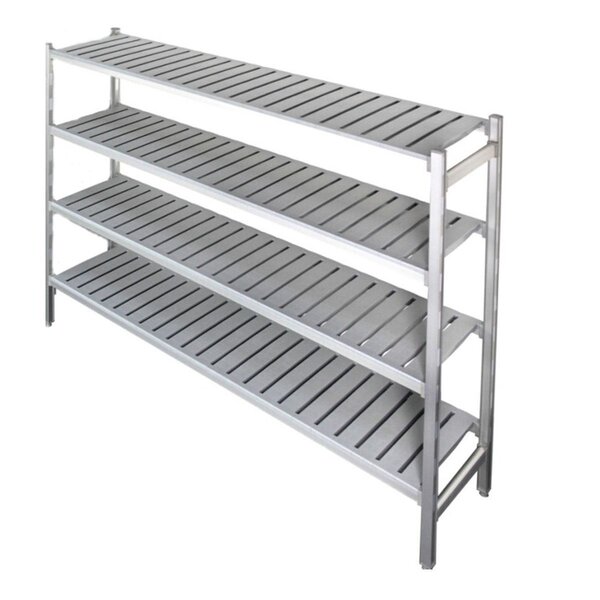 Combisteel Rekwerk stelling met 4 etages | Diepte is 450 mm.