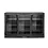 Hendi/Arktic Backbar koelkast met drie schuifdeuren | Arktic | 308L | Zwart | 220-240V/160W | 1350x520x(H)865mm