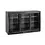 Hendi/Arktic Backbar koelkast met drie schuifdeuren | Arktic | 308L | Zwart | 220-240V/160W | 1350x520x(H)865mm