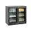 Hendi/Arktic Backbar koelkast met schuifdeuren | Arktic | 158L | Zwart | 220-240V/160W | 900x520x(H)870mm