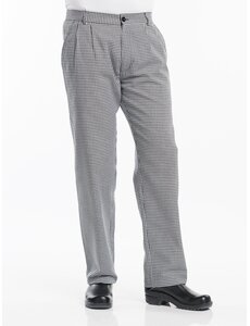 Chaud Devant Koksbroek | Pepita Black | Zwart | Rechte pijpen | Heren