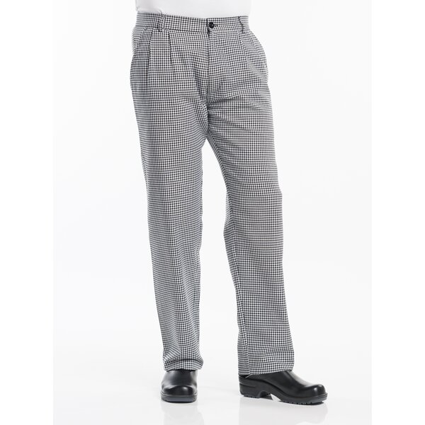 Chaud Devant Koksbroek | Pepita Black | Zwart | Rechte pijpen | Heren