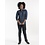 Chaud Devant Koksbroek | Lady Black Stretch | Zwart | Rechte pijpen | Dames