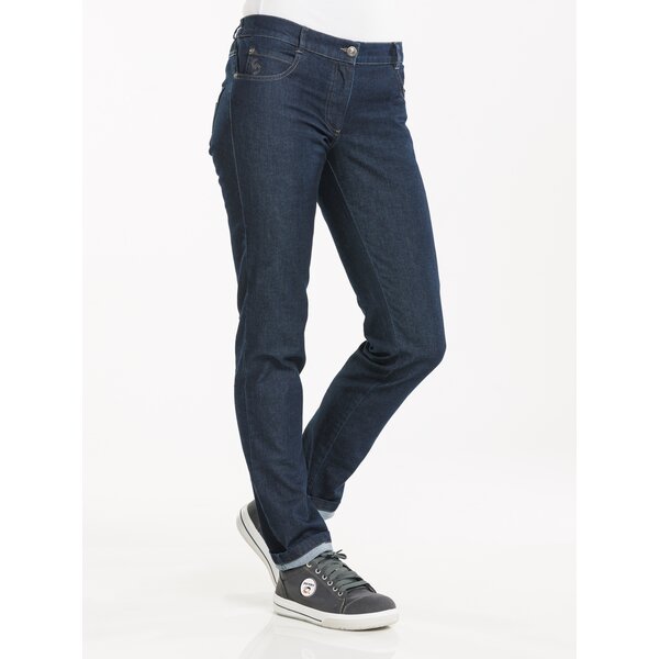 Chaud Devant Koksbroek | Lady Skinny Blue Denim Stretch | Blauw | Slim fit | Dames