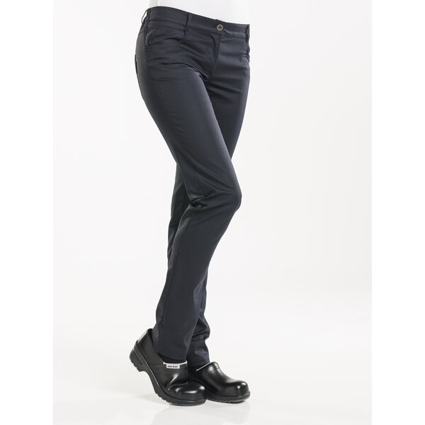 Chaud Devant Koksbroek | Lady Skinny Black Stretch | Zwart | Rechte pijpen | Dames