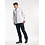 Chaud Devant Koksbuis | Salerno White | Wit | Getailleerde pasvorm | Lange mouw | Heren
