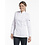 Chaud Devant Koksbuis | Lady Comfort White | Wit | Getailleerde pasvorm | Lange mouw | Dames