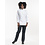 Chaud Devant Koksbuis | Lady Comfort White | Wit | Getailleerde pasvorm | Lange mouw | Dames