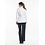 Chaud Devant Koksbuis | Lady Comfort White | Wit | Getailleerde pasvorm | Lange mouw | Dames