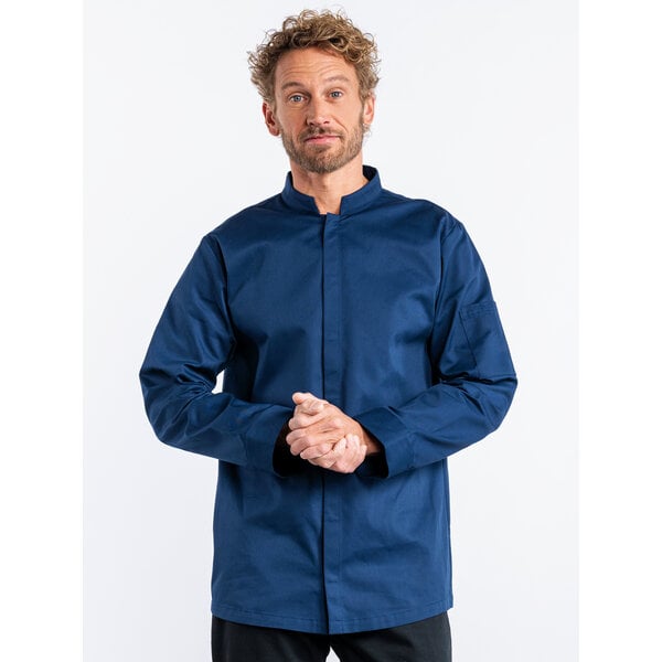 Chaud Devant Koksbuis | Sabor Navy | Blauw | Rechte pasvorm | Lange mouw | Heren
