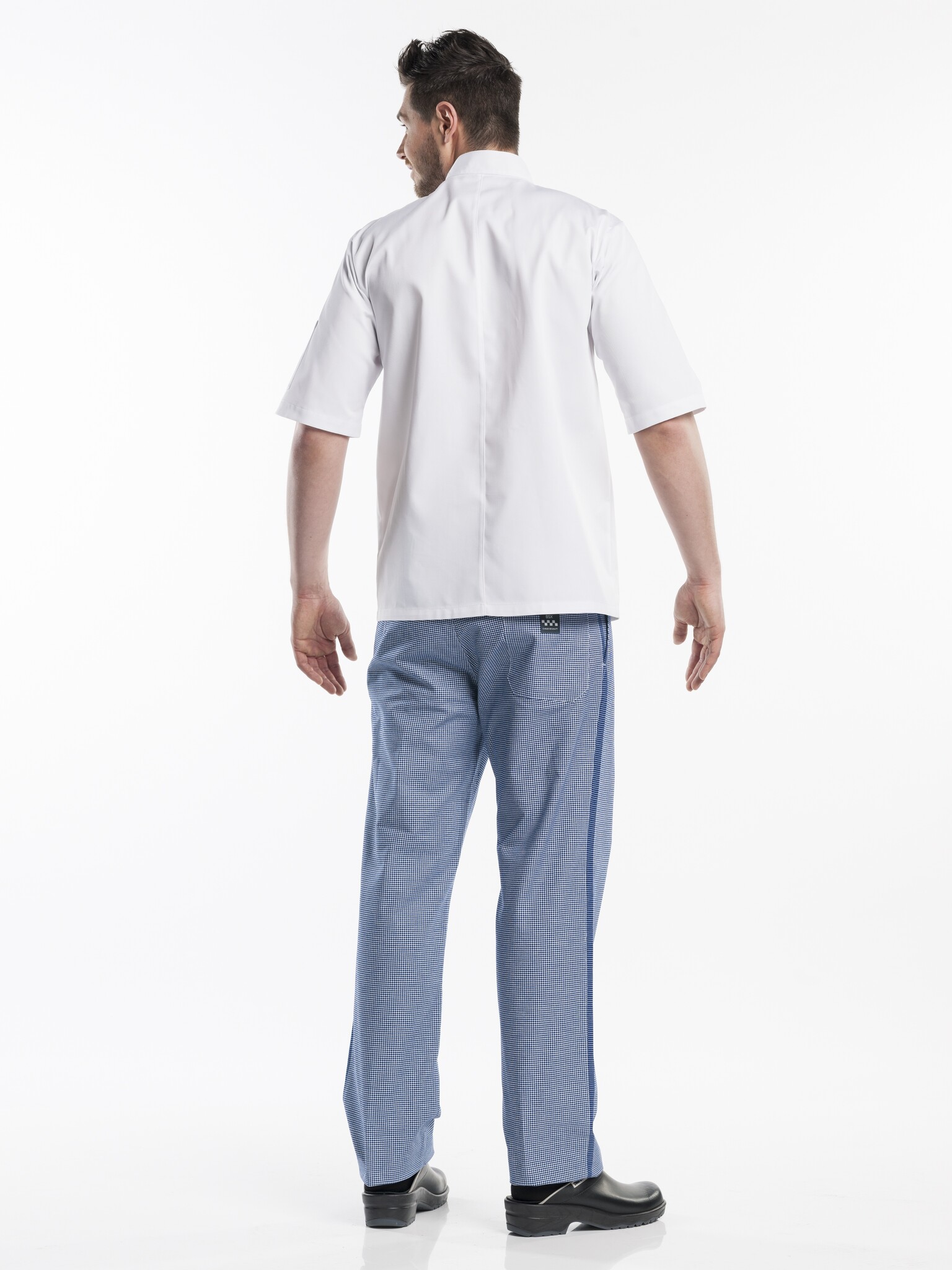 Chaud Devant Koksbuis | Hilton Poco White Short Sleeve | Wit | Rechte pasvorm | Korte mouw | Heren, foto 3 van 3