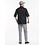 Chaud Devant Koksbuis | Hilton Poco Black Short Sleeve | Zwart | Rechte pasvorm | Korte mouw | Heren