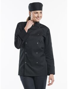 Chaud Devant Koksbuis | Hilton Poco Black | Zwart | Rechte pasvorm | Lange mouw | Heren