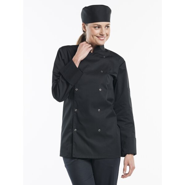 Chaud Devant Koksbuis | Hilton Poco Black | Zwart | Rechte pasvorm | Lange mouw | Heren