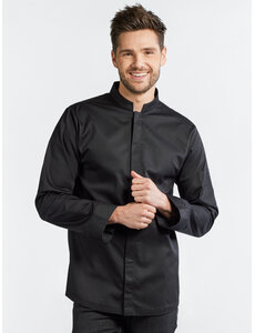 Chaud Devant Koksbuis | Sabor Black | Zwart | Rechte pasvorm | Lange mouw | Heren