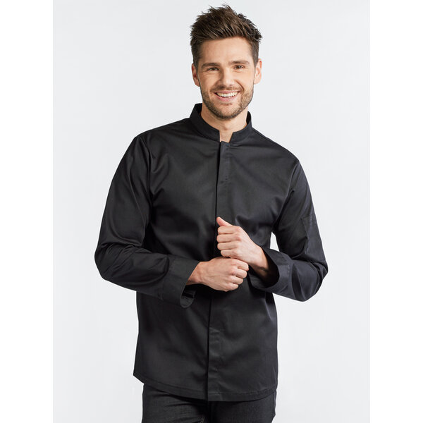 Chaud Devant Koksbuis | Sabor Black | Zwart | Rechte pasvorm | Lange mouw | Heren