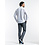 Chaud Devant Koksbuis | Noble FX White Stretch | Wit | Getailleerde pasvorm | Lange mouw | Heren
