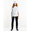 Chaud Devant Koksbuis | Lady Cambio White | Wit | Getailleerde pasvorm | Lange mouw | Dames