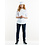 Chaud Devant Koksbuis | Lady Cambio White | Wit | Getailleerde pasvorm | Lange mouw | Dames