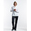 Chaud Devant Koksbuis | Lady Noble FX White Stretch | Wit | Getailleerde pasvorm | Lange mouw | Dames