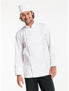 Chaud Devant Koksbuis | Hilton Poco White | Wit | Rechte pasvorm | Lange mouw | Heren