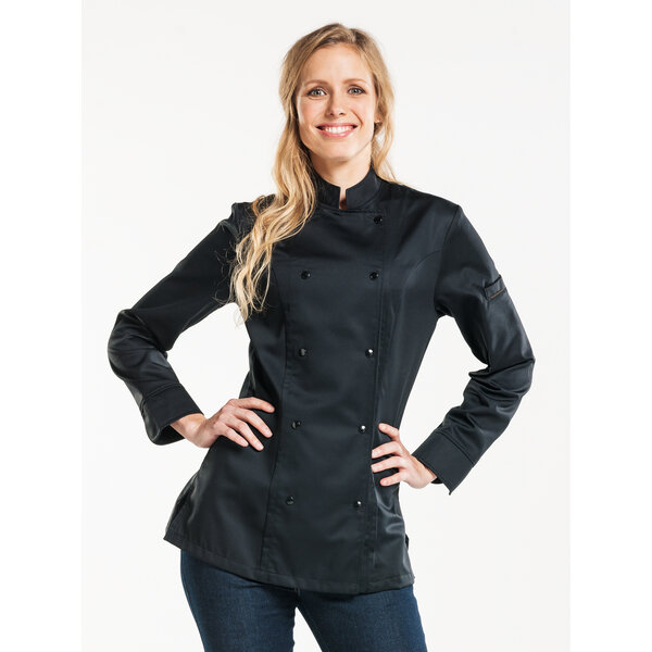 Chaud Devant Koksbuis | Lady Comfort Black | Zwart | Getailleerde pasvorm | Lange mouw | Dames