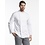 Chaud Devant Koksbuis | Bacio White | Wit | Rechte pasvorm | Lange mouw | Heren