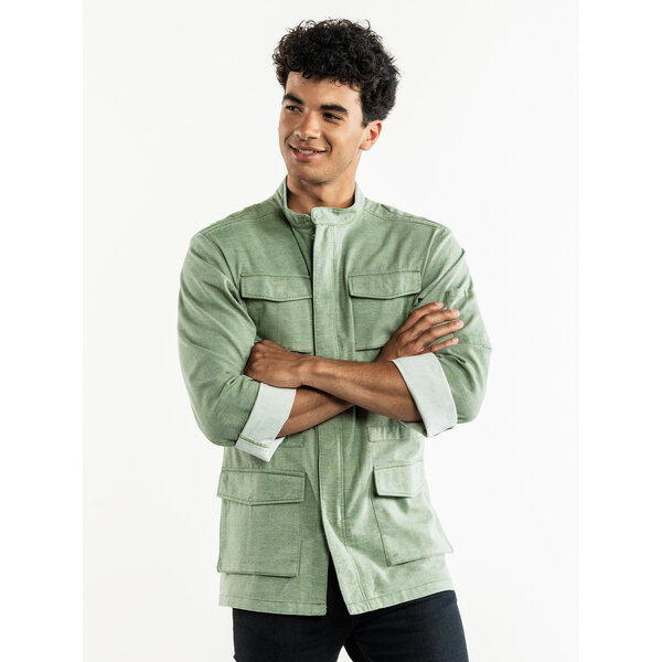 Chaud Devant Koksbuis | Parka Green | Groen | Getailleerde pasvorm | Lange mouw | Heren