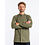 Chaud Devant Koksbuis | Fratello FX Green Stretch | Groen | Getailleerde pasvorm | Lange mouw | Heren