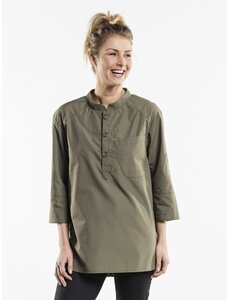 Chaud Devant Koksbuis | Bujutsu Green | Groen | Getailleerde pasvorm | Driekwart mouw | Unisex