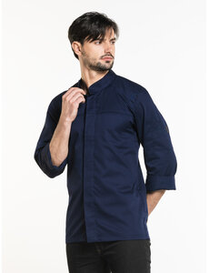 Chaud Devant Koksbuis | Salerno Blue | Blauw | Getailleerde pasvorm | Lange mouw | Heren