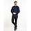 Chaud Devant Koksbuis | Salerno Blue | Blauw | Getailleerde pasvorm | Lange mouw | Heren