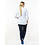 Chaud Devant Koksbuis | Lady Sorella FX White Stretch | Wit | Getailleerde pasvorm | Lange mouw | Dames