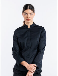 Chaud Devant Koksbuis | Lady Sabor Black | Zwart | Getailleerde pasvorm | Lange mouw | Dames