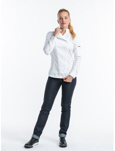 Chaud Devant Koksbuis | Lady Biker FX White Stretch | Wit | Getailleerde pasvorm | Lange mouw | Dames