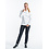 Chaud Devant Koksbuis | Lady Biker FX White Stretch | Wit | Getailleerde pasvorm | Lange mouw | Dames